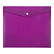 Папка-конверт для тетрадей с кнопкой A5+ "Expert Complete" Trend NEON 180 мкм волокно . пурпурный