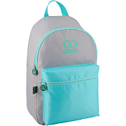 Рюкзак GoPack Сity 159-1 серый, мятный