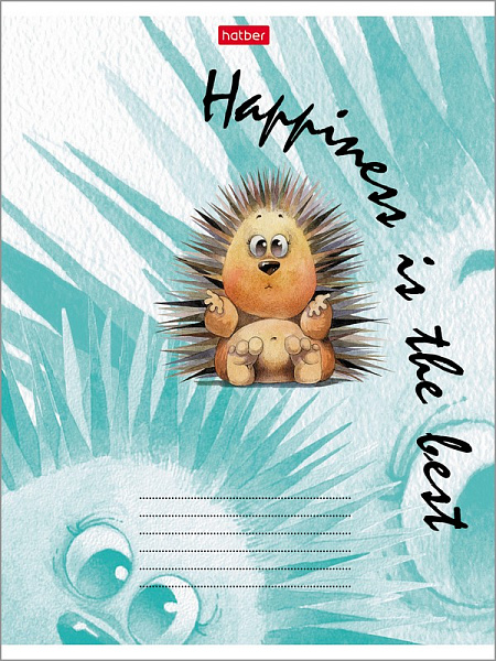 Тетрадь 12 л. уз. лин. "Милашки" 5 диз.в блоке скругл.углы 