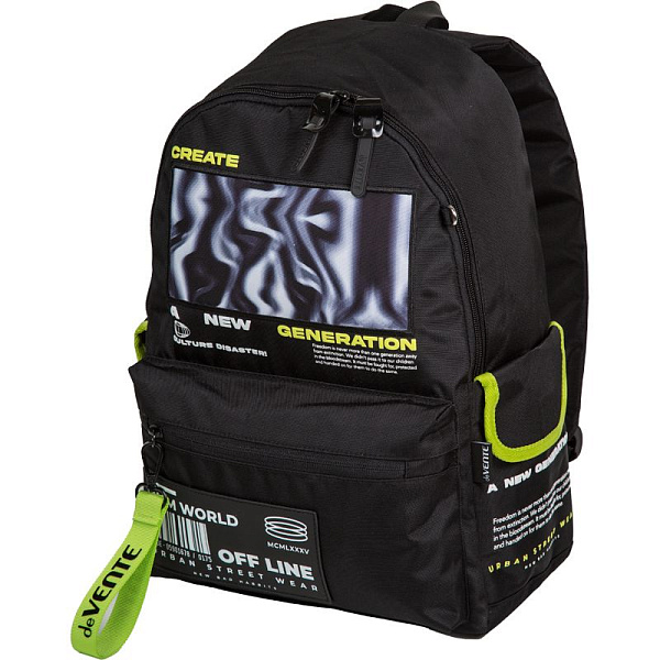 Рюкзак "deVENTE. New Generation" подростковый 44x31x20 см (19 л) 650 г, текстильный, уплотненная спинка и лямки