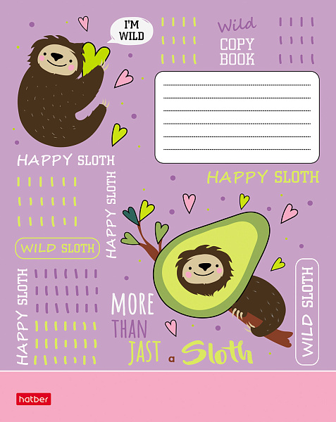 Тетрадь 40 л. кл. "Cool-Wild-Happy"