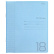 Тетрадь 18 листов в клетку, пластиковая обложка "Голубая" 65г/кв.м
