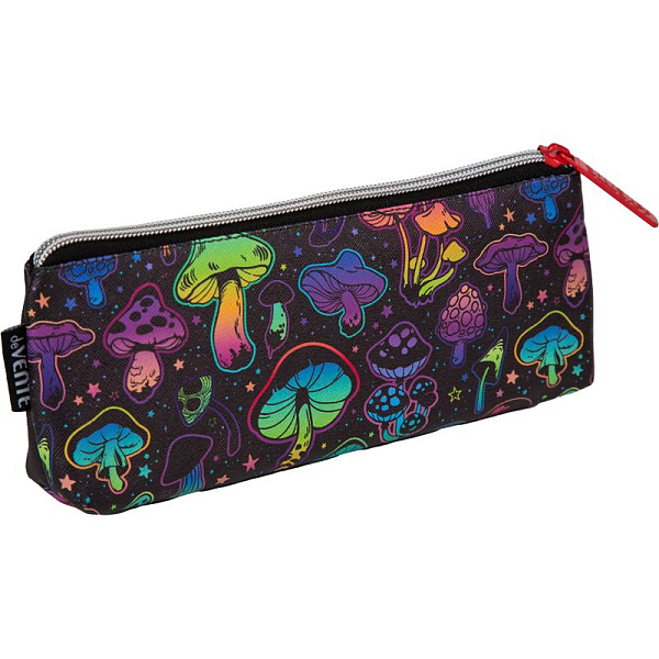 Пенал "deVENTE. Magic Mushroom" 21x8x3,5 см, треугольный для 45 пр. на молнии, искусственная кожа до -40C с антивандальной фактурой, с подкладом