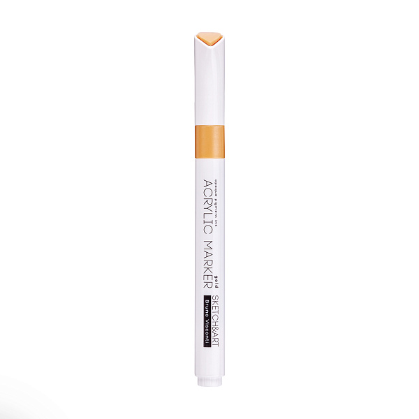 Набор маркеров акриловых "SKETCH&ART" 3 цв. ЗОЛОТОЙ, СЕРЕБРЯНЫЙ, БЕЛЫЙ