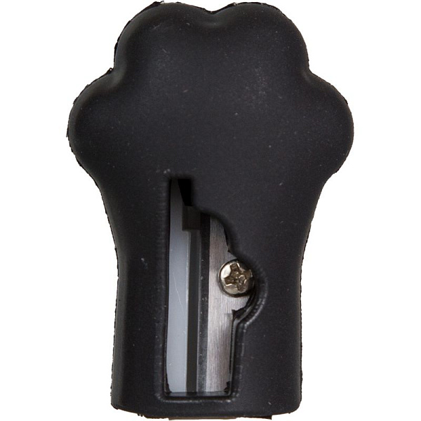 Точилка 1 отв. "deVENTE. Cat Paw" 28x21x42 мм, пластиковая с покрытием Soft Touch, каждая в индивидуальном пакете с с индивидуальной маркировкой