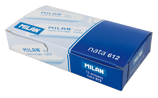 Ластик Milan, скошенный 612 7,8 х 2,3 х 1,2 см .