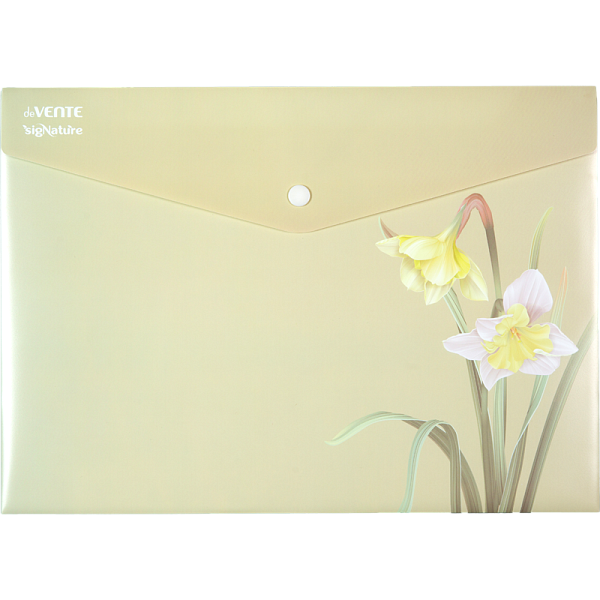 Папка-конверт на кн. А4 "deVENTE. sigNATURE" 180 мкм, непрозрачная с рисунком, индивидуальная маркировка A4 (335x240 мм) 