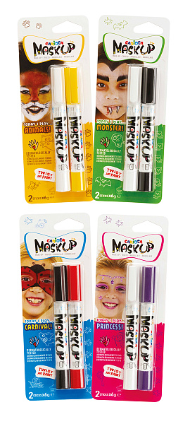 Грим-стик для лица "Carioca" Mask Up Classic Box  2 цв.