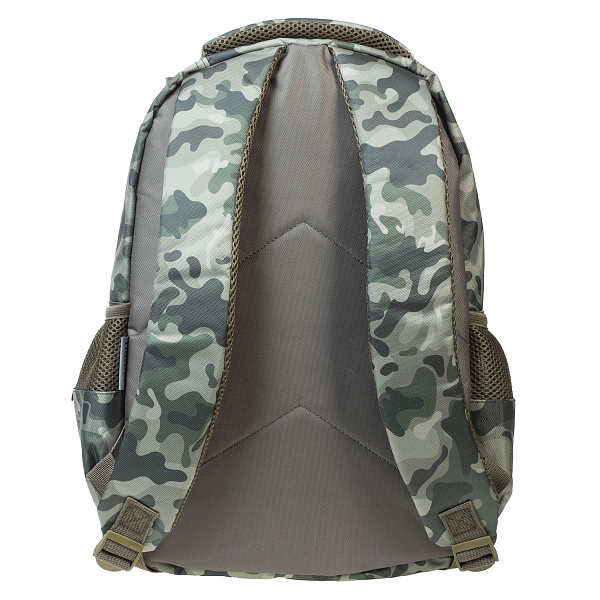Рюкзак Hatber BASIC STYLE -Камуфляж- 41х30х15 см полиэстер светоотраж. 2 отделения 3 кармана