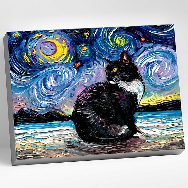 Картина по номерам 40*50 "ВАН КОТ" (18 цветов)