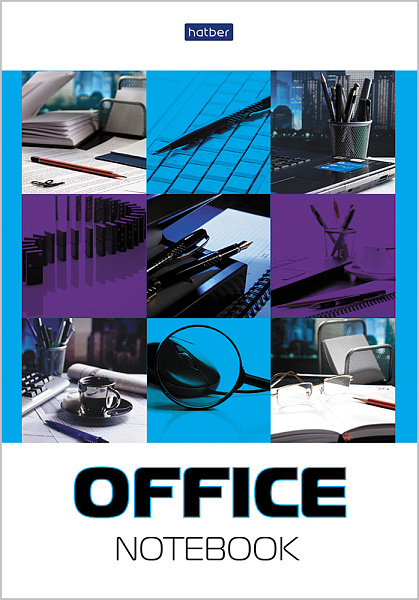 Блокнот А5 40 л. кл. "OFFICE" отрывная склейка ламинация