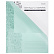 Тетрадь-словарик для записи А5 48 листов Пластиковая обложка  Английских слов Бирюзовая Со справ.инф оригинальный блок на скобе 