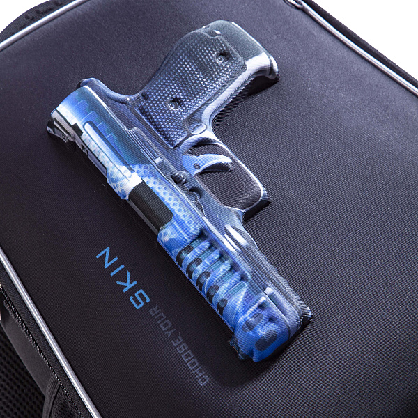 Рюкзак Hatber ERGONOMIC Classic -Gun- 37Х29Х17 см EVA материал 3D эффект светоотраж. 2 отделения 2 кармана