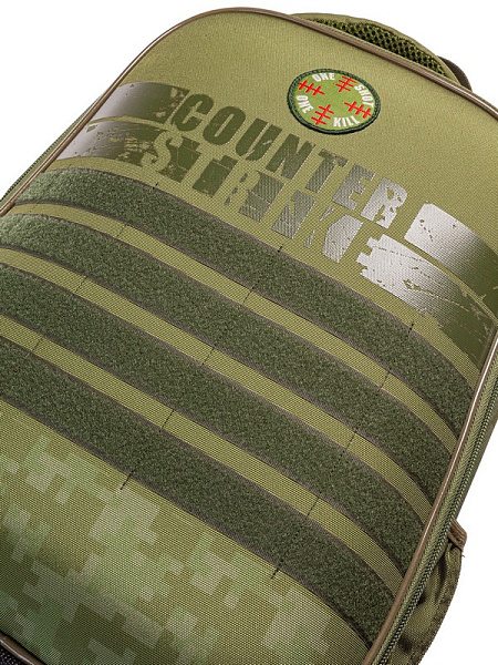 Рюкзак Hatber ERGONOMIC light-Military- 38х29х12,5см EVA материал светоотраж. 1 отделение 2 кармана и 1 потайной на спинке в комплекте с термосумкой