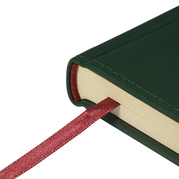 Ежедневник недат А5 с индексами "VELVET INDEX" (ТЕМНО-ЗЕЛЕНЫЙ)