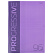 Тетрадь А4 96 листов в клетку Пластиковая обложка "PROGRESSIVE" Фиолетовая, на скобе 65г/кв.м 