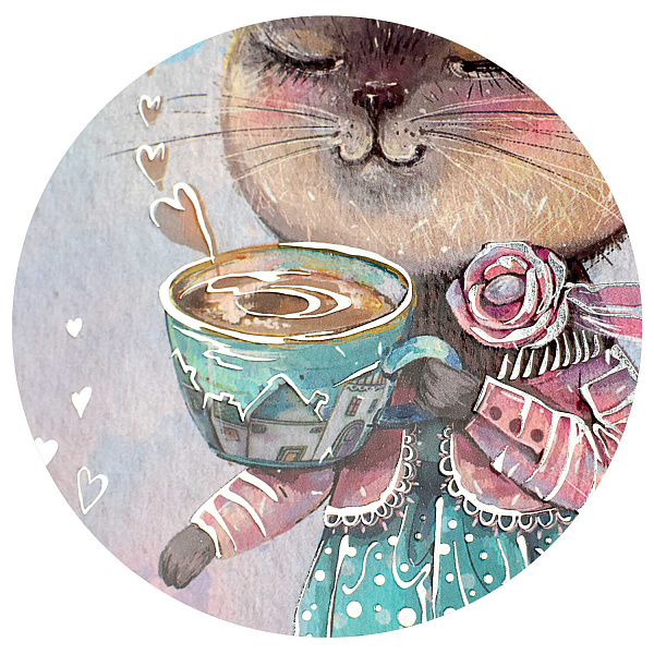 Дневник 1-11 кл. 48 л. тв.переплет "КОШКА-КРАСАВИЦА" тиснение голографической фольгой, глянцевая ламинация, печать в одну краску