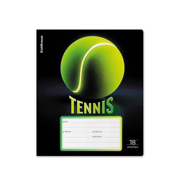 Тетрадь 18 листов в линию ErichKrause Win Zone, (в плёнке по 10 шт.)_MIX-PACK