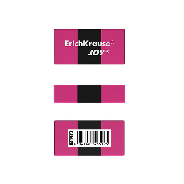 Ластик ErichKrause® JOY® Rainbow (в блистере по 2 шт.)