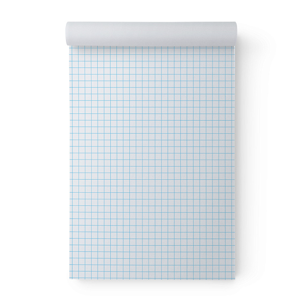 Блокнот A5 48 л. кл. "Зелёные узоры" на скобе,  01736 "Светоч"