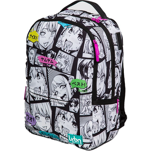Рюкзак подростковый "deVENTE. Label. Anime Comix" 39x30x17 см, вес 750 г,2 отдел.на молнии, эргономичная вентилируемая спинка