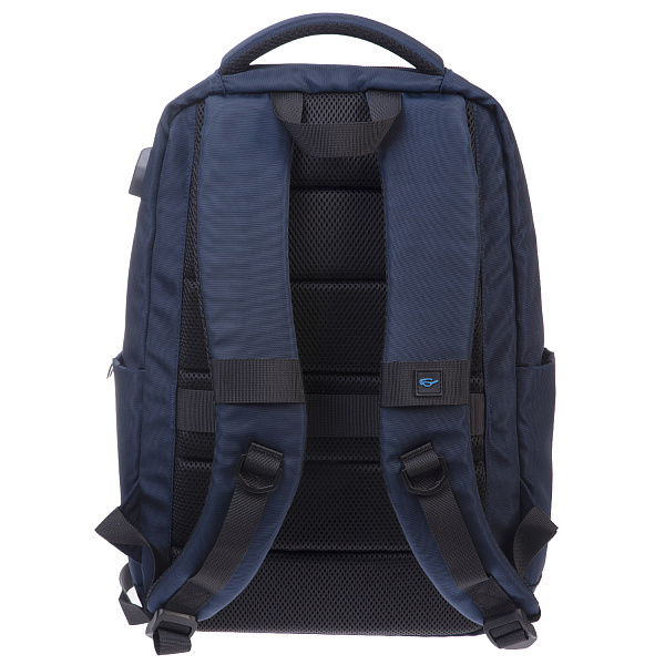 Рюкзак Hatber PRO -Navy- 43х31,5х14,5см полиэстер нагружная стяжка 2 отд. 4 кармана, с USB-выходом