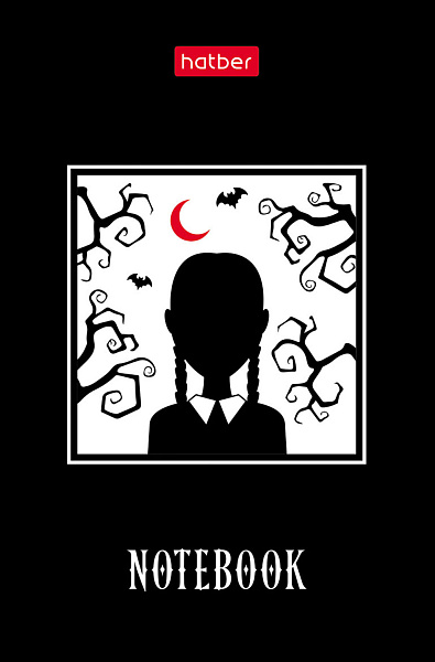 Блокнот А7 48 л. кл. на клею "W-wednesday" 65х100мм 3-х цв. блок Обл. мел.бумага ламинация 