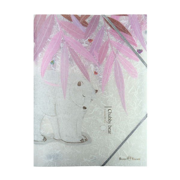 Папки на резинке А4 "БЕЛАЯ МЕДВЕДИЦА", 2 вида