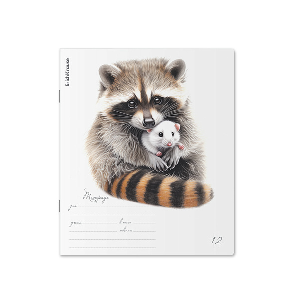 Тетрадь 12 л. кл. "Little Cuties" ErichKrause (в плёнке по 10 шт.)_MIX-PACK