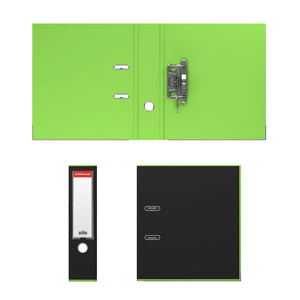 Папка-регистратор 70 мм ErichKrause, Accent, А4, салатовый