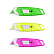 Нож канцелярский ErichKrause Spark Mini Neon, с керамическим лезвием,  автоматической фиксацией лезвия, ассорти (в коробке по 24 шт.)