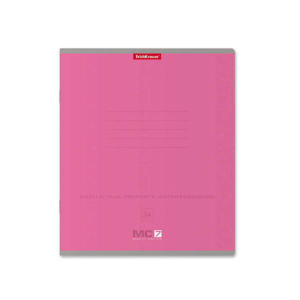 Тетрадь 24 листа в линию "MC-7" ассорти, _MIX-PACK ErichKrause®