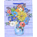 Пакет подарочный бумажный "deVENTE. Bouquet" вертикальный, размер 26x32x10 см, с блестками, бумага 210 г/м², ассорти 4 дизайна