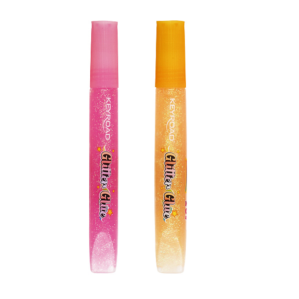 Набор клея с блестками ПВА KEYROAD 6шт цвета неон, блистер