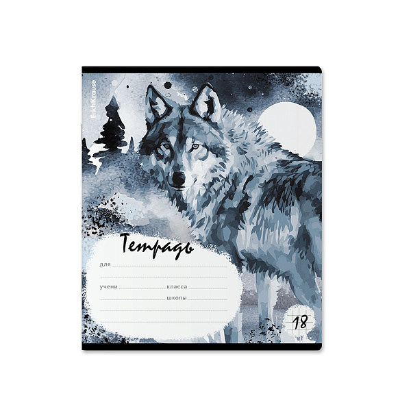 Тетрадь 18 л. кл. "Timber Wolf" MIX-PAC ErichKrause 