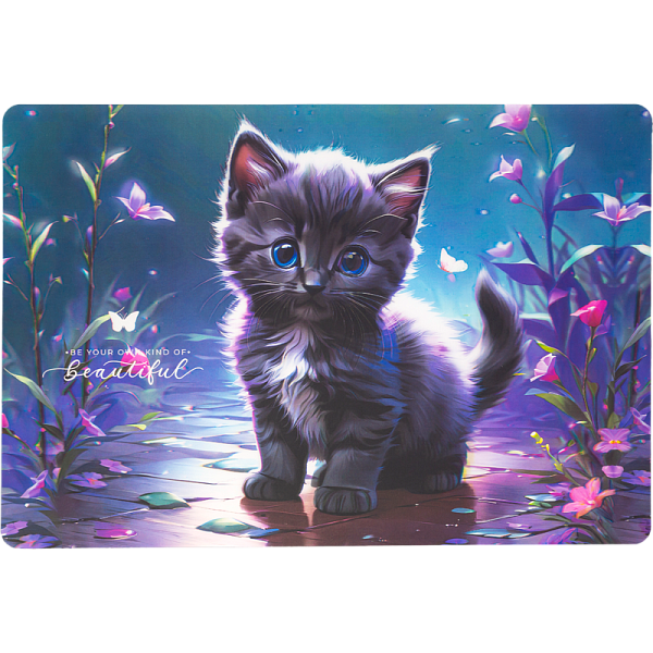Накладка на стол 3D "deVENTE. Beautiful Cat" 43x29 см, пластиковая 500 мкм, с цветным рисунком