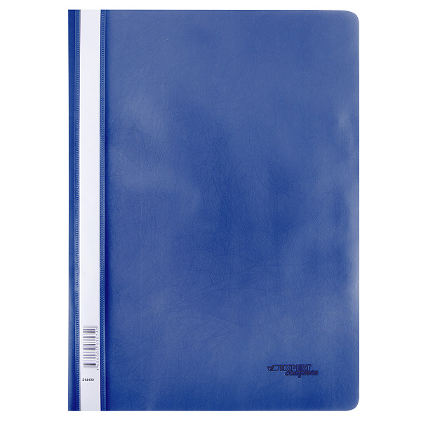 Скоросшиватель A4 "Expert Complete" Premier 140/180 мкм волокно синий NEW