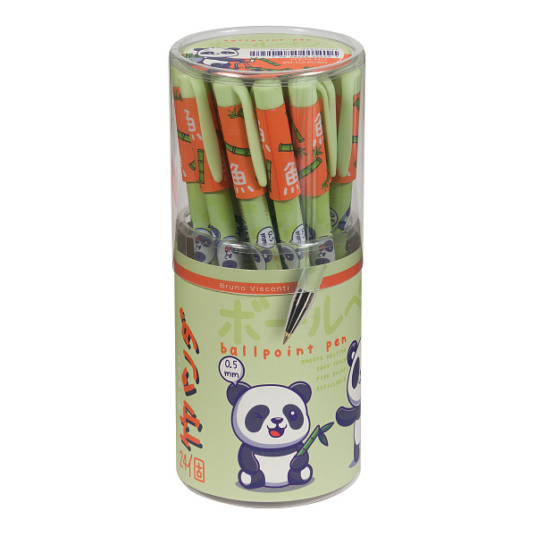 Ручка шариковая 0,5 мм "HappyWrite. KAWAII ANIMALS.Мишка" СИНЯЯ