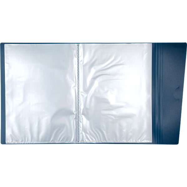 Папка 20ф А5 "deVENTE. Герб" темно-синяя, 500 мкм, фактура "песок" с клапаном, выборочный лак, вкладыши 30 мкм, индивидуальная маркировка, 