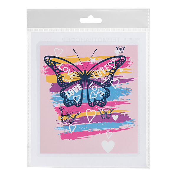 Наклейка-термотрансфер Gamma 15.4 х 17 см "Бабочка" (1шт)  