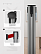 Стойка ограждения сер с вытяжной лентой-280см КРАСНАЯ,высота-90см,d- 6.3см,напольный d-32см