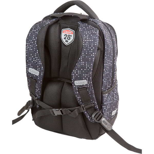 Рюкзак "deVENTE. Fit26. Bandits" школьный 39x26,5x15,5 см (18 л) 500 г, 2 отд. на молнии, одно с уплотненным отделением для ноутбука до 15 дюймов и книг и карманом для учебников, второе с органайзером, передний карман на молнии c карабином для ключей