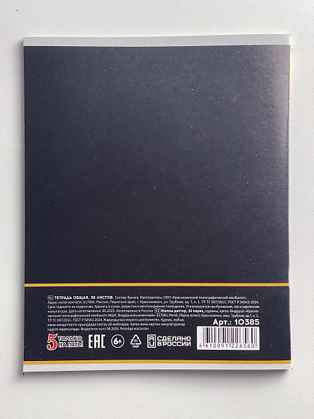 Тетрадь предметная 36 листов "Картинки" Геометрия, со справочным материалом, обложка мелованная бумага, блок №2 (серые листы)