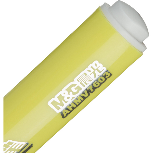 Маркер-текстовыделитель 1-5 мм M&G треугольный желтый
