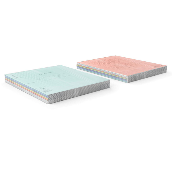 Тетрадь 18 листов в линию пластиковая обложка ErichKrause Классика CoverPro matt, Pulse, А5+, на скобе MIX-PACK