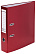 Папка-регистратор 70 мм Hatber Бумвинил METALLIC Красная
