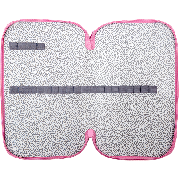 Пенал 2секц. д/дев. 205*120 "deVENTE. Fancy Girl" для 31 пр. на молнии, картон с покрытием из фольги с конгревным тиснением