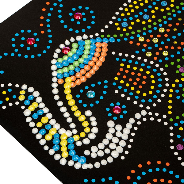 Набор для творчества  BONDIBON.  Аппликация красками. Слон.