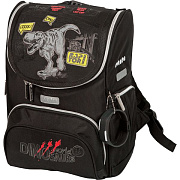 Ранец "deVENTE. Mini. Raptor City" школьный жесткий 35x26x20 см (14 л) вес 800 г, 1 отделение на замке с карманом для учебников, 1 передний карман на молнии, 2 боковых кармана на молнии с расширением, эргономичная формоустойчивая вентилируемая спинка
