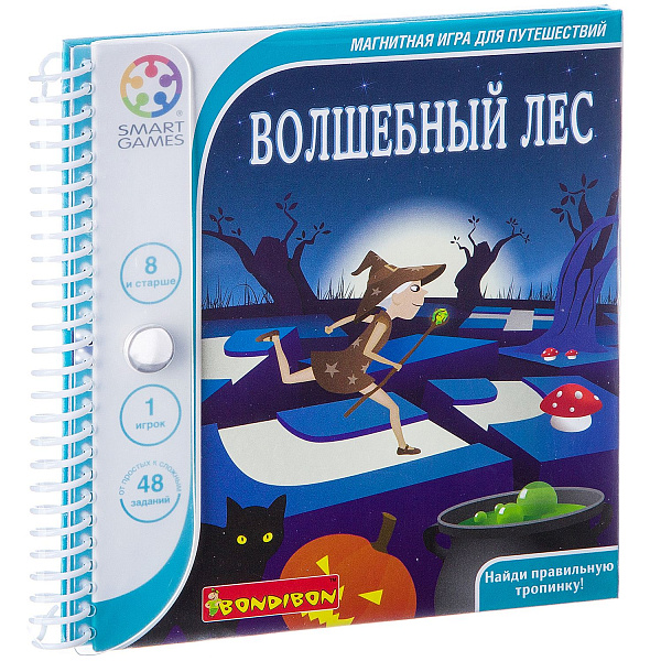 Магнитная игра Bondibon для путешествий, ВОЛШЕБНЫЙ ЛЕС, SGT 210 RU.